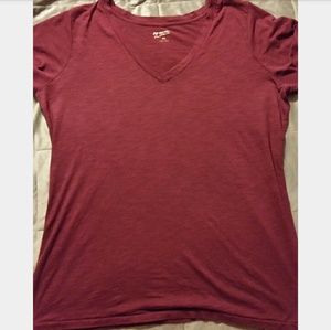 Arizona Plain Burgundy XXL V-Neck